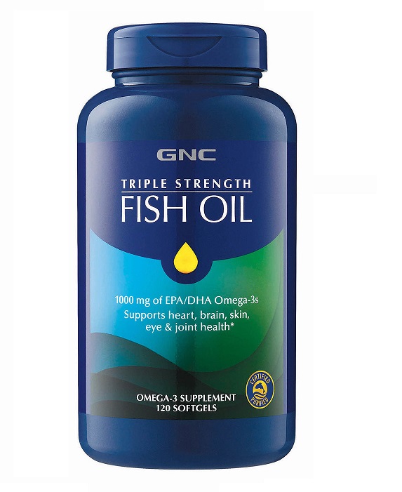 GNC Triple Strength Fish Oil 1000 120 Softgels